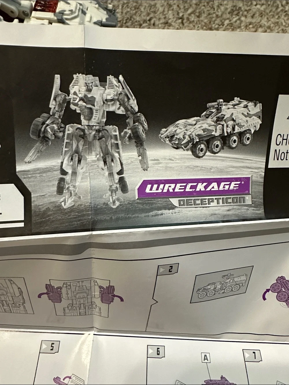 Hasbro decepticon wreckage